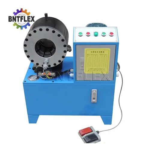 MK-90 자동 유압 호스 프레스 크림핑 기계 220V 50Hz 11세트 몰드 4mm-51mm 고무 제품 제조 기계