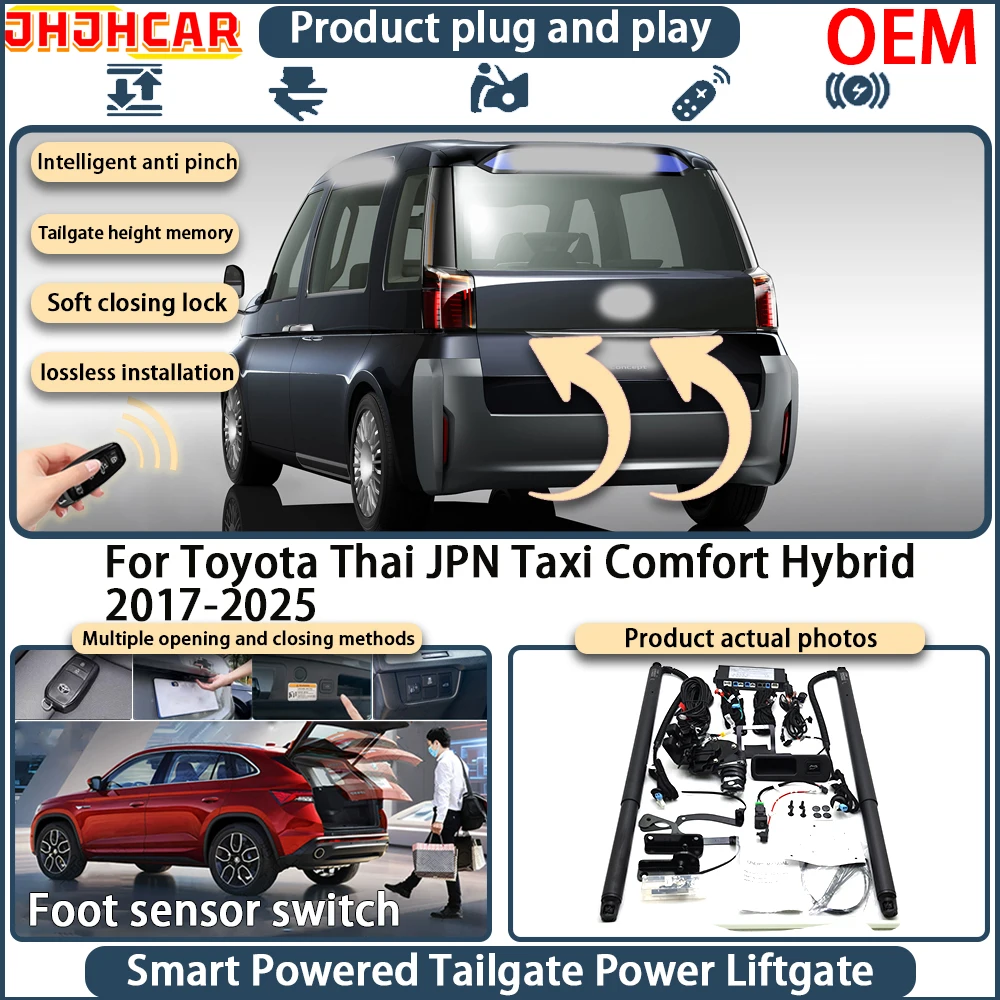 Smart Electric Powered Tailgate For Toyota Thai JPN Taxi Comfort Hybrid 2017-2025 Power Liftgate Key Remote Control Trunk Lift