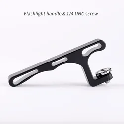 Aluminum Alloy Flashlight Handle with 1/4 UNC Screw for Convoy 3X21B 3X21C 3X21D 3X21E Flashlight