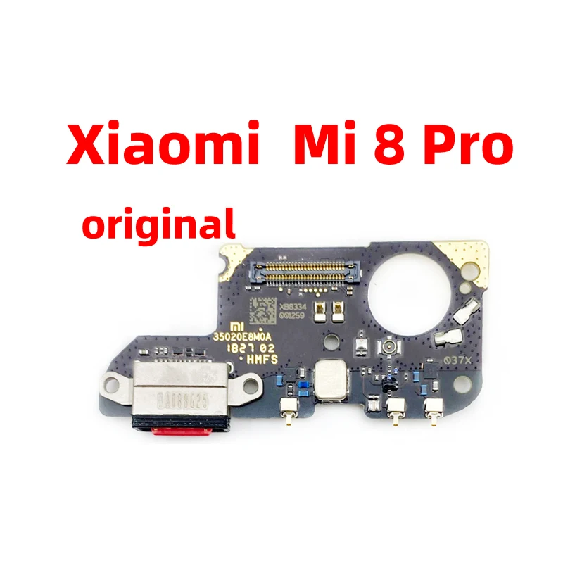 Original For Xiaomi Mi 8 Pro Dock Connector USB Charger Charging Port Flex Cable Board Replacement