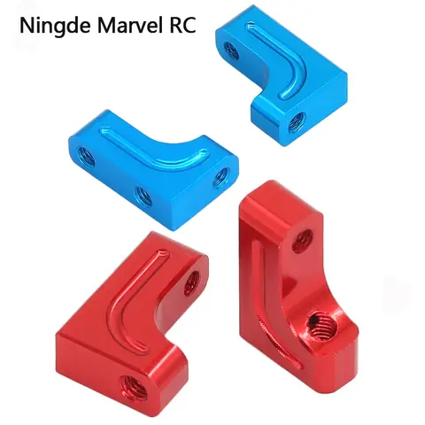 2Pcs Metal Servo Bracket Servo Fixing Bracket Suitable for Tamiya 1/10 RC Car TT02 XV01 TB03 TT-02 XV-01 TB-03 Parts Accessories