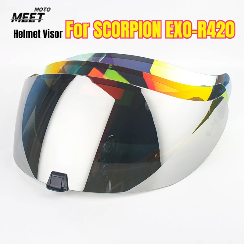 Capacete for SCORPION EXO-R420 Visor Shield Lens Motorcycle Accessories Full Face Helmet Anti-UV ForScorpion EXO-R420 Casco Moto