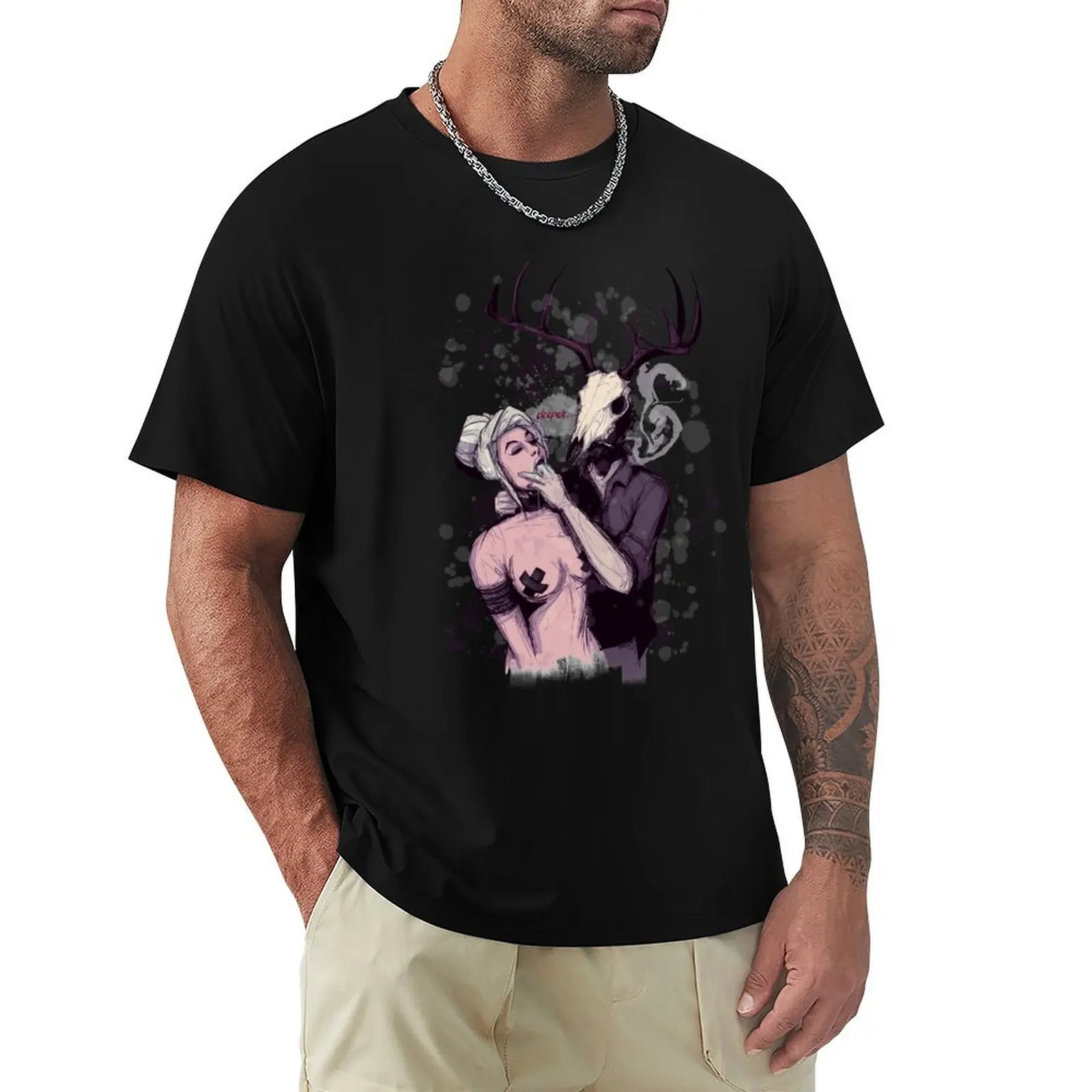 Deer Daddy Series 5: Deeper T-Shirt Basic Simple Design Short Sleeve Shirt