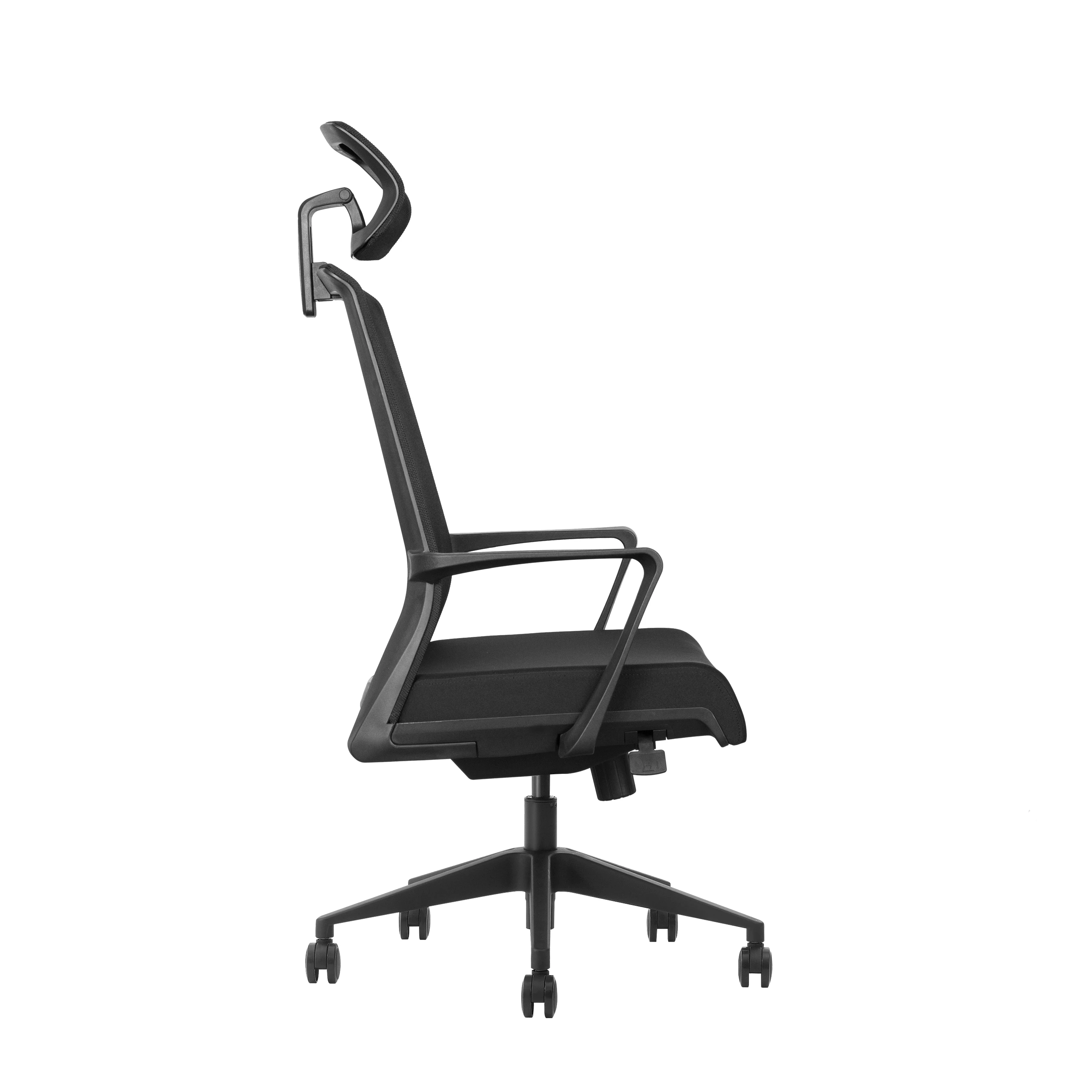 

Boss K1-BH-01 Ergonomic Office Chair Modern Fabric Iron 3-Year 2-Pcs Home Furniture Set Swivel Revolving Adjustable Headrest