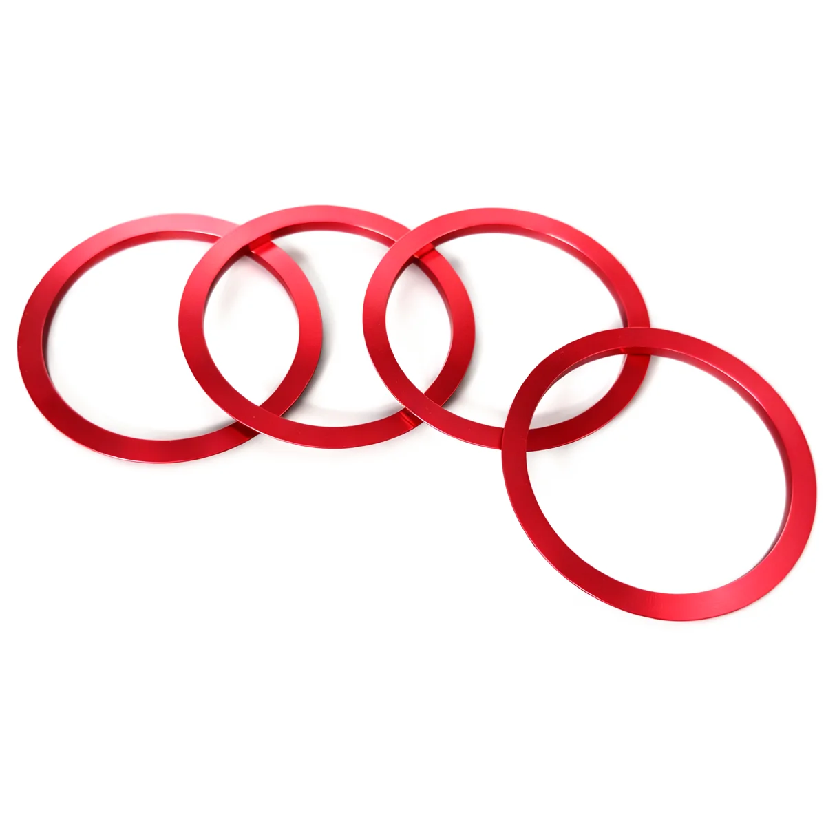 4-teiliges Set Kompatibel mit Toyota Tacoma 2016-2023 Klimaanlagen-Lüftungsdekorationsringe Armaturenbrett Luftauslass-Abdeckung Zierleisten – Detail 8