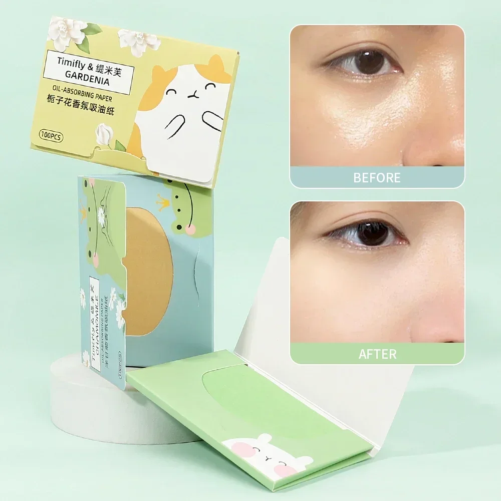 New Oil Absorbing Paper Tissue Makeup Cleansing Oil Blotting Sheet Face Paper Absorbent Oil Control Facial Cleanser Cotton Pads