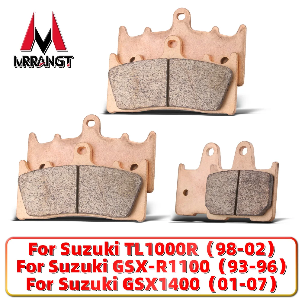 

MRRANGT Motorcycle Brake Pads Set For Suzuki TL1000R GSXR1100 GSX1400 Classic Big Bike Sintered Metal 1993-2007
