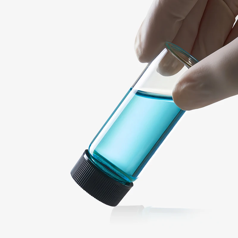 30ml glass reagent bottle, transparent brown screw-top sample bottle, PE capped vial, 10 pcs