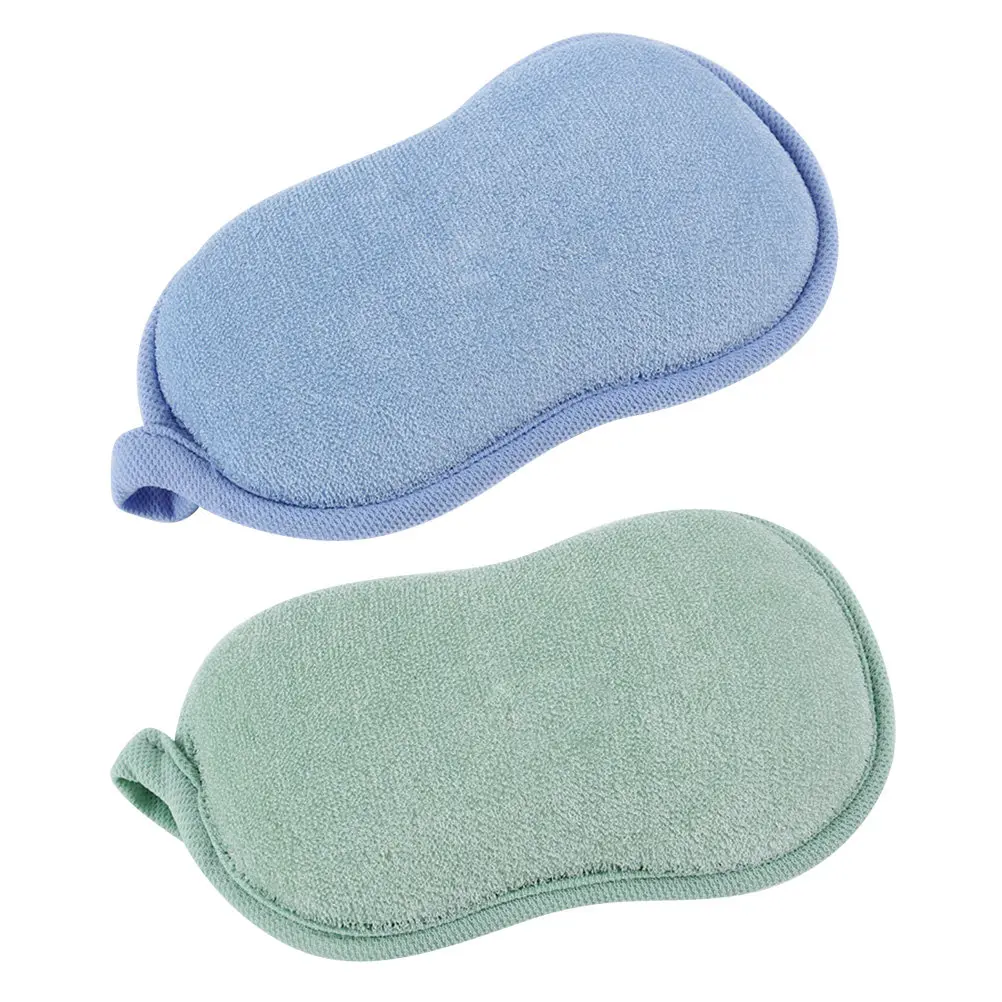 

Набор из 2 спиральных губок для душа, мягкие, увлажняющие, для очищения тела, подходят для детей, синие и зеленые