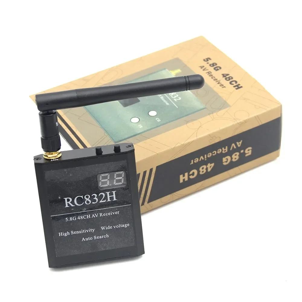 

RC832H 5.8G 48CH Video Receiver VRX 12V Automatic Channel Search