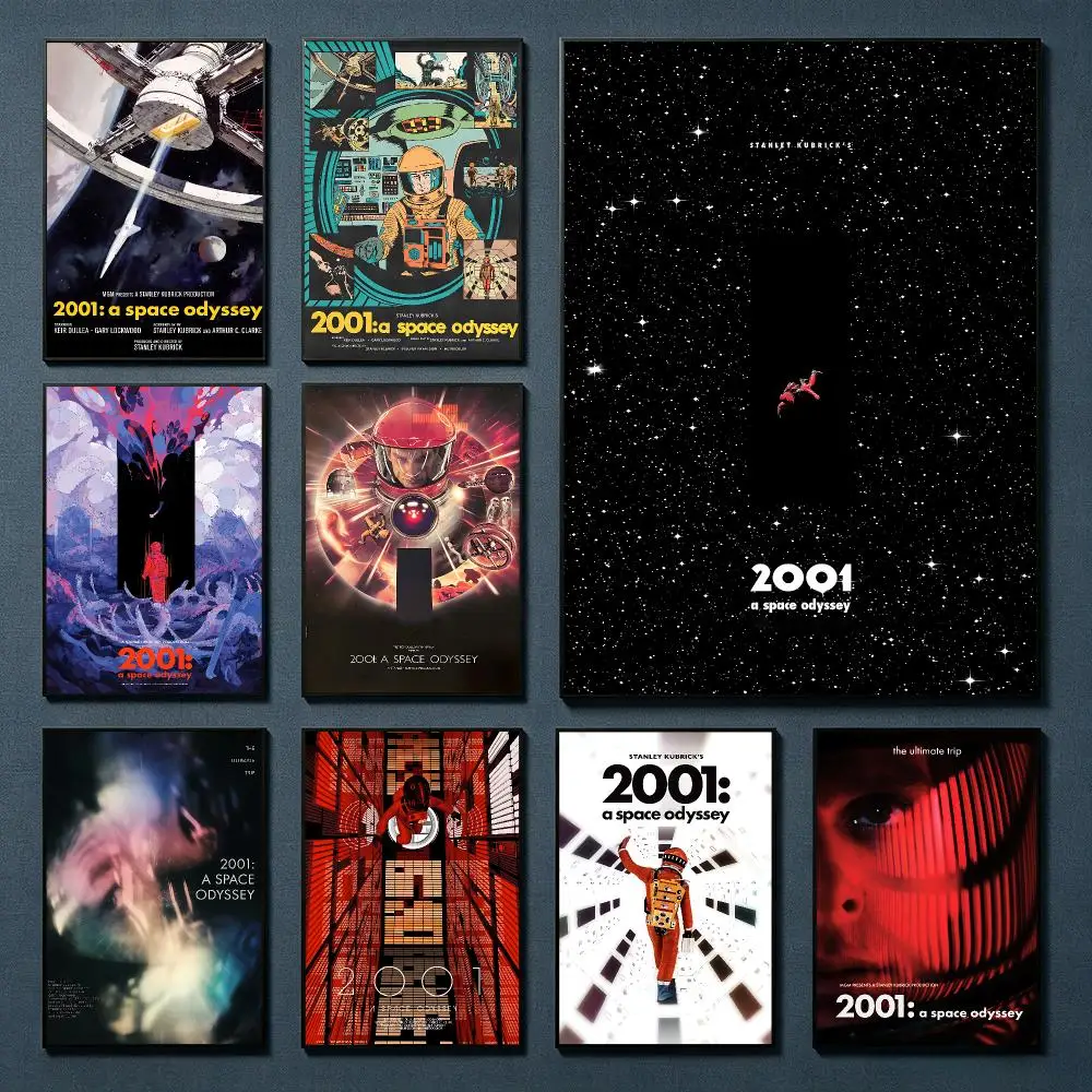 Classic Movie 2001 a space odyssey HD Canvas Art Print Wall Decor for Bars Coffee Shops Clubs Rooms