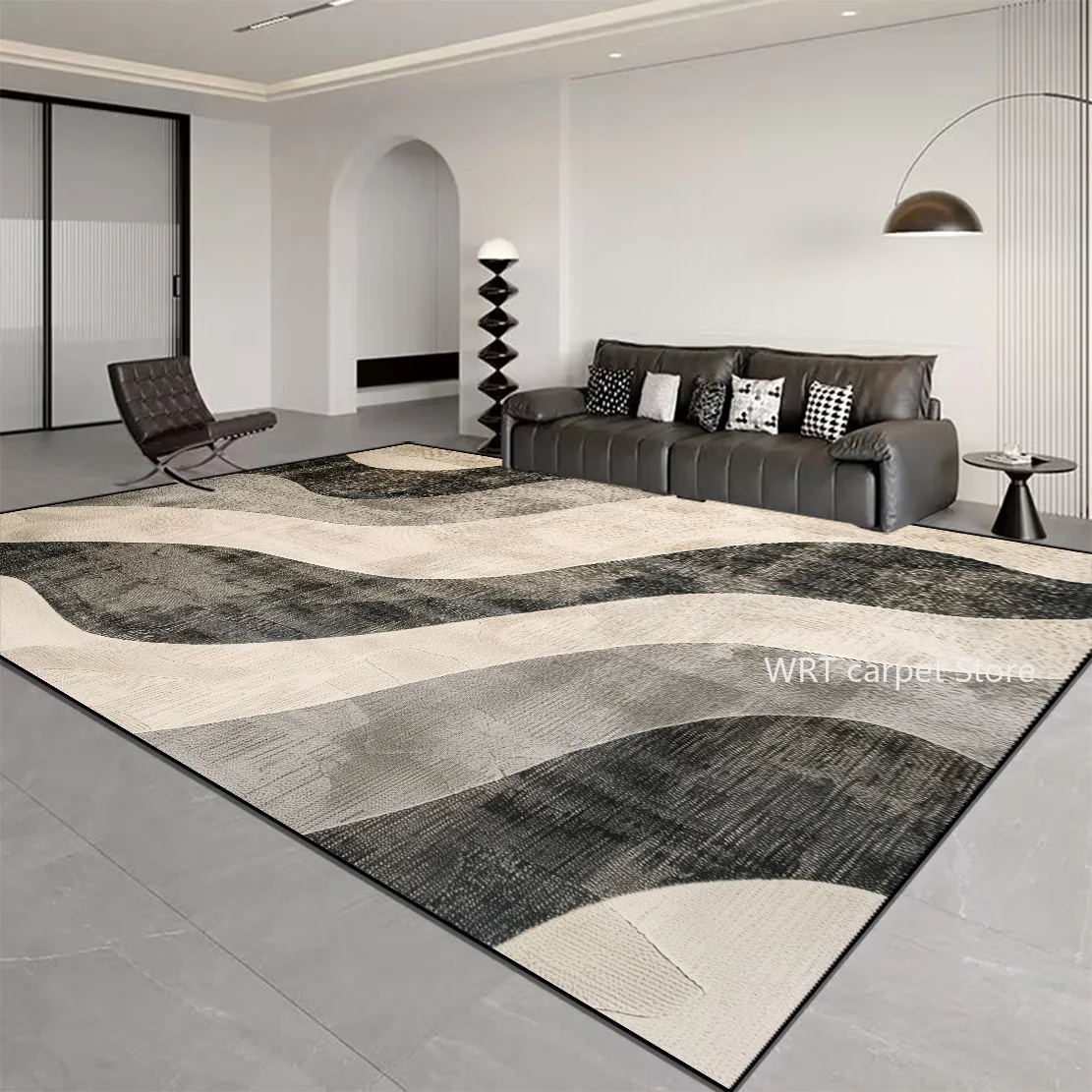 NONE Nordic Light Striped Rug Orange-Brown 3