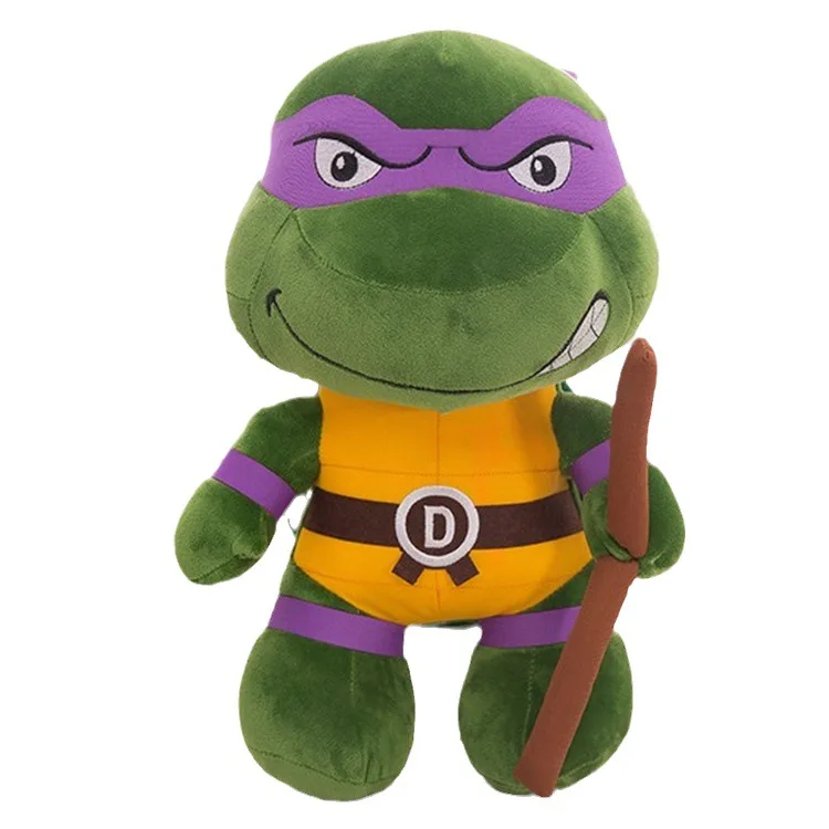 TMNT-juguete de peluche de Tortugas Ninja, juguete de 25/35cm, lindo Anime creativo, regalos para niñas y niños, Kawaii