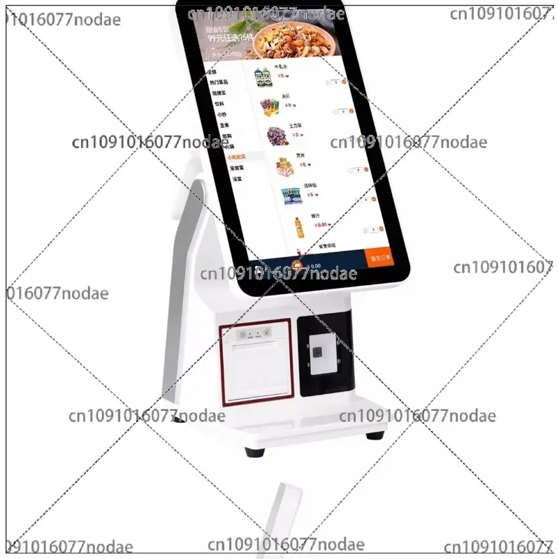 Cashless POS Payment Terminal Kiosk, Landing Machine, Self-Order, Restaurant, 15.6 Inch Touch Sc