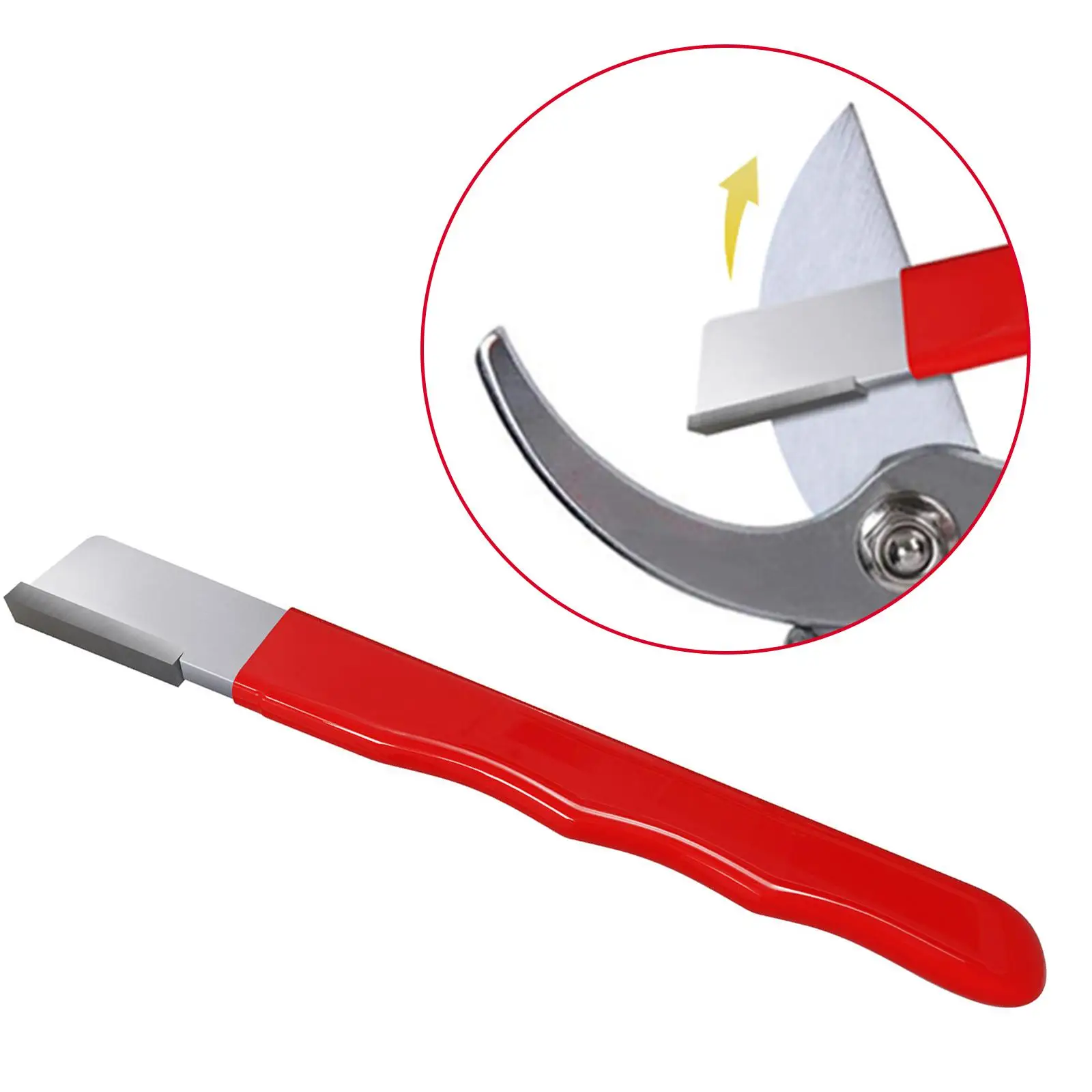 Gardening Pruning Sharpener Portable Knife Sharpener Shear Sharpening for