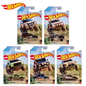 Genuine Hot Wheels Desert Pull Off road Chevy Custom Ford Toyota Alloy Car Models Kids Toys for Boys Classic Honda Dodge Gifts AliExpress
