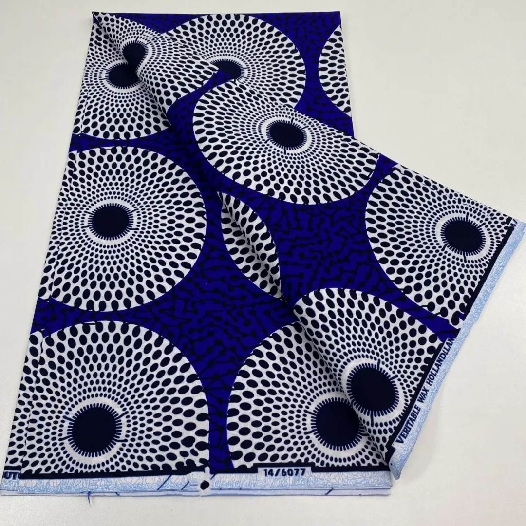 2026 New Style hollande African Fabrics Nigerian Wax Print High Quality African-Wax Fabrics For Patchwor 3C1 view 4