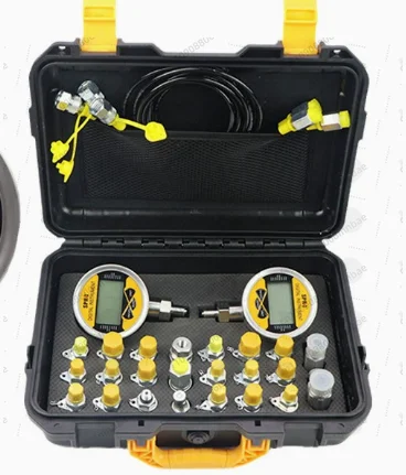 Hydraulic Oil Pressure Gauges for Excavator Digital Electronic Hydraulic Pressure test Kit