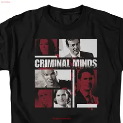 Criminal Minds Cast Logo Black T Shirt long or short sleeves