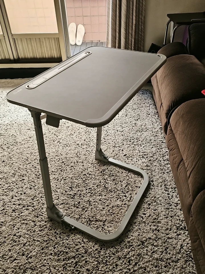

Ultra Narrow Portable Foldable Bedside Table Adjustable Laptop Desk Study Table for Home Office