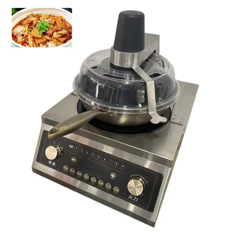 Automatic Intelligent Stir Fry Machine New Used Kitchen Equipment Robot for Fried Cooking Pot Retail Flours Mill Bakery Steel