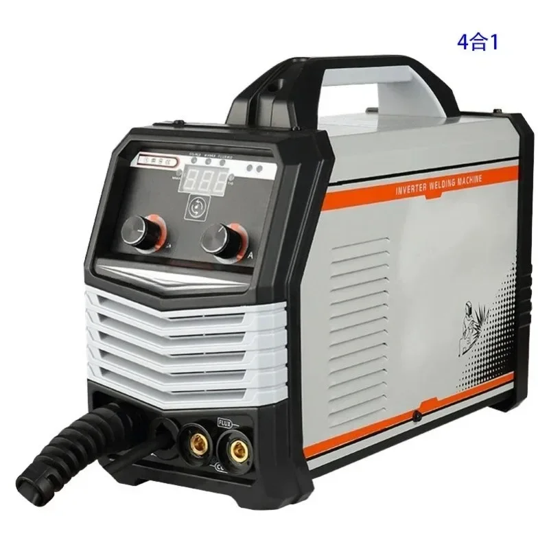 4 In 1 Multi-function Welder 120A 220V, MIG MAG TIG MMA Welding Machine for 1kg Wire Spool Metal Fabrication Work High Quality