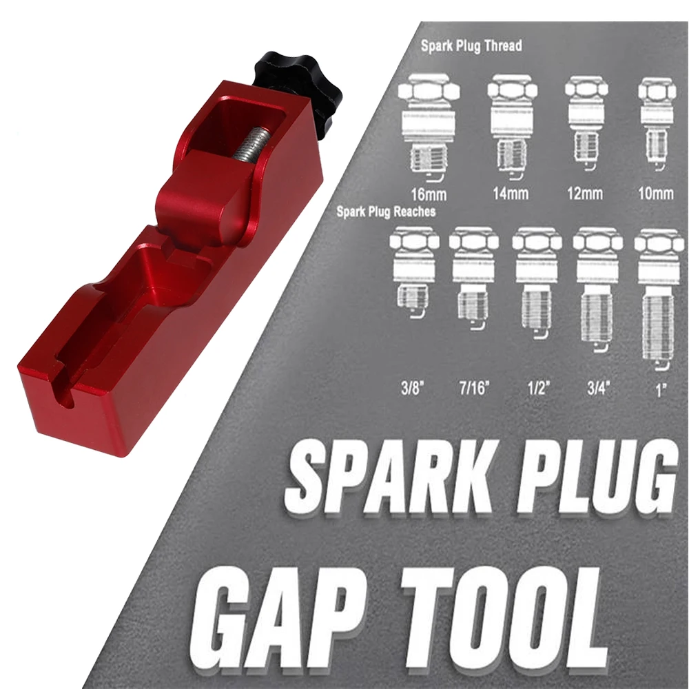 Universal Spark Plug Gap Tool Electrode Compresses 10mm 12mm 14mm 16mm High Turbo Power Kit Regulate Adjusted Length