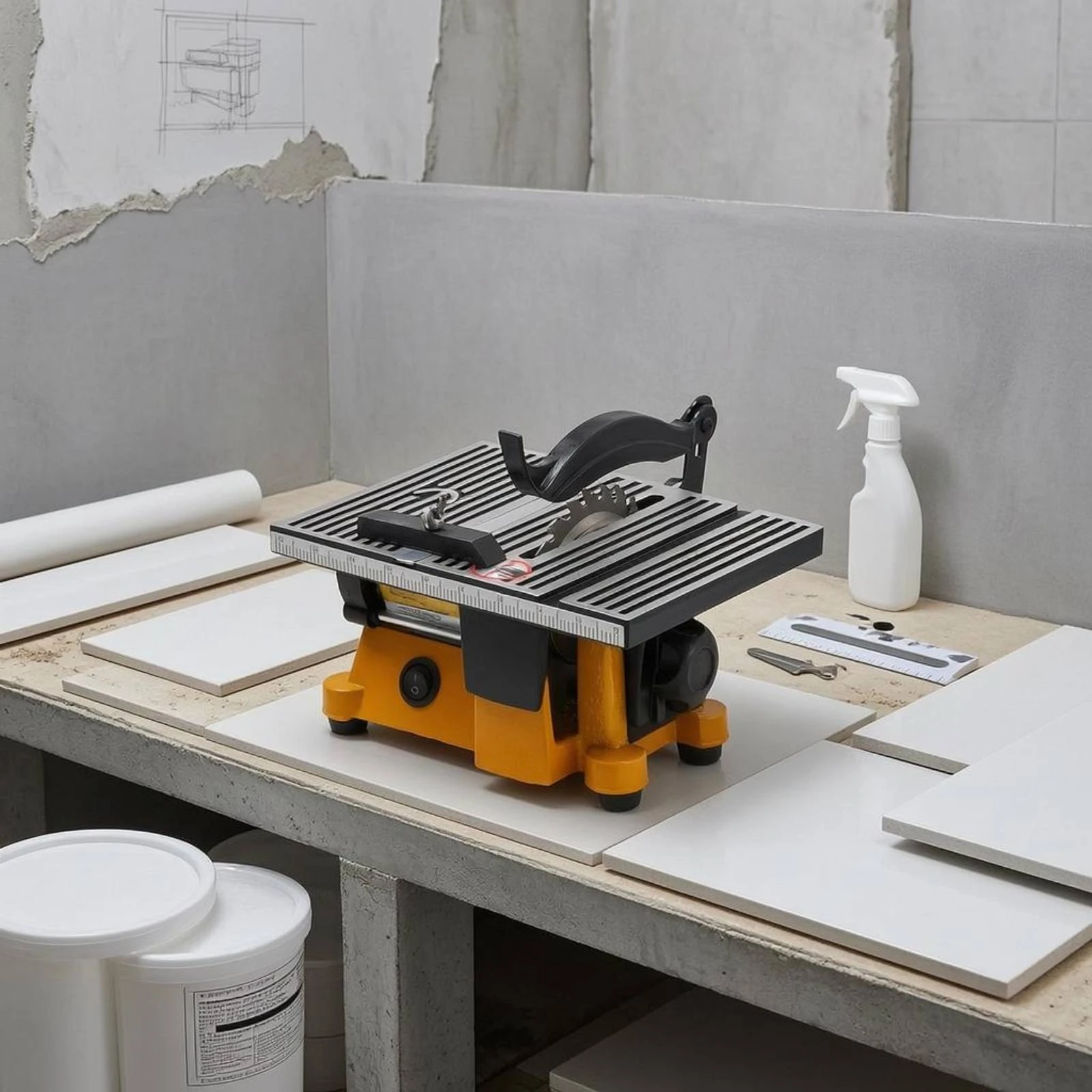 Power Tool Professional-grade Precision Cutting Compact Table Saw for Versatile Woodworking and Crafts