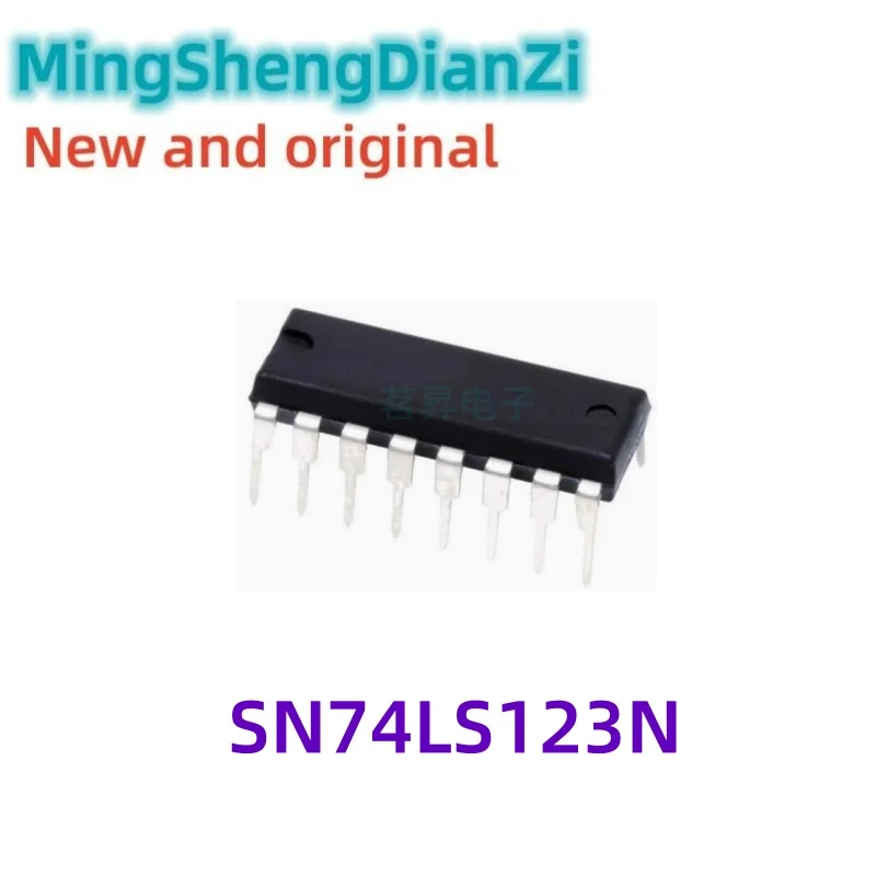 5PCS Brand new SN74LS123N HD74LS123P DIP16 Dual Retriggerable Monostable Multivibrator