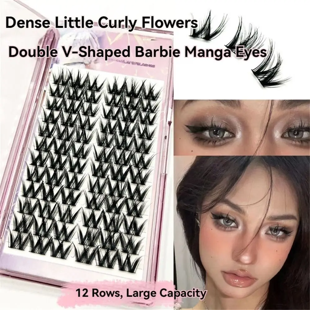 رموش صناعية تبدو طبيعية، مجموعات رموش فردية خفيفة، سعة كبيرة لتمديد الرموش بنفسك