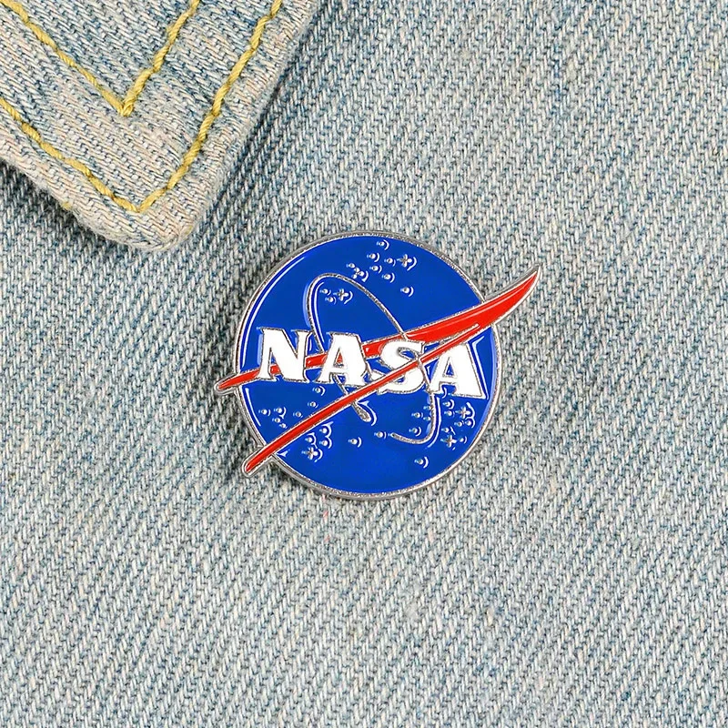 NASAB Logo Enamel Pin Personality Fashion Creative Brooch Men\'s Denim Jacket Pin Ladies Shirt Scarf Badge Jewelry for Friends