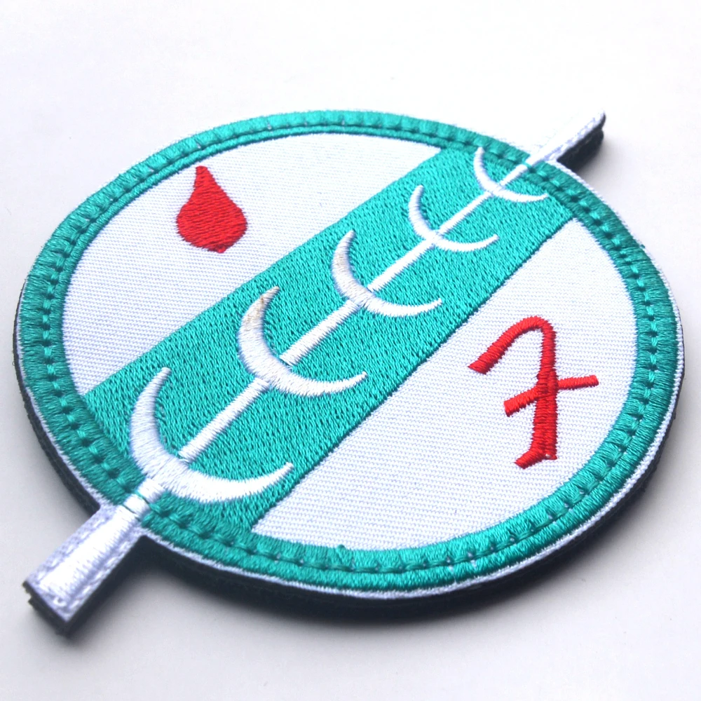 Embroidered Arms StarWars Jedi Order Mandalorian Wave Bounty Hunter Boba Fett Club Badge Tactical Patch for Clothing Sewing DIY