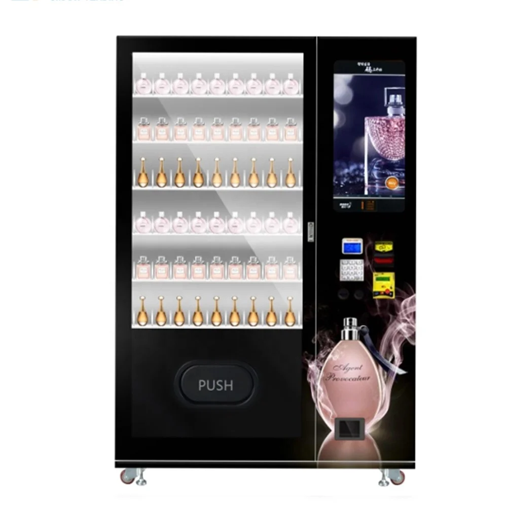 FOODLINE Factory Direct Self Service Perfume Dispenser Anti-leak Nozzle Refillable Fragrance Bottle Cosmetic Vending Equipment