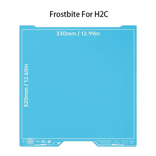 BIQU Panda Build Plate CryoGrip Pro Spring Steel Double Sided for BambuLab P1P P1S P2S A1 X1 H2D 3D Printer Adventurer 5M - Image 17