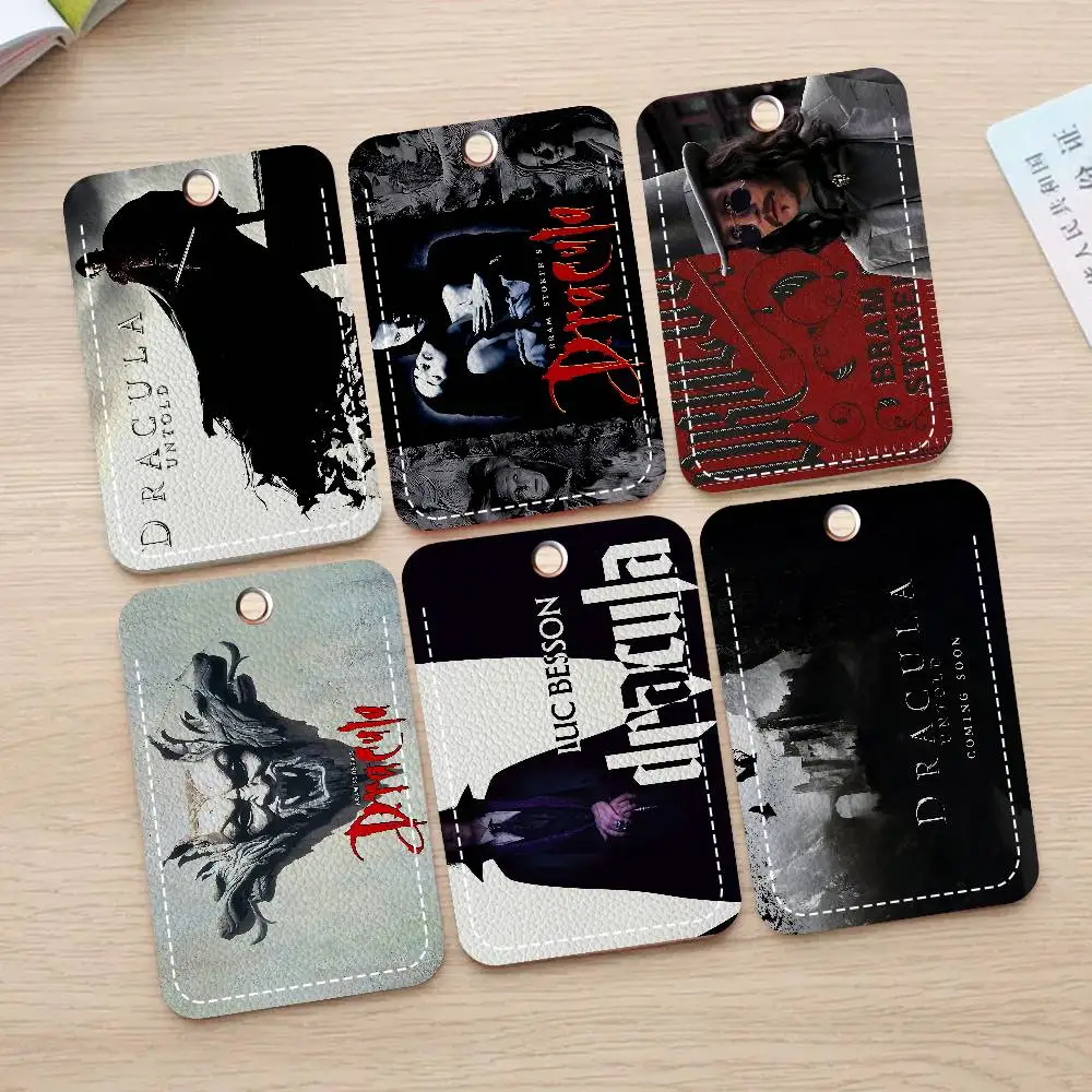 Vampire D-Dracula Movie Card Holder Suitable For Bank Business Work Card Holder Credit ID Card Badge Bag Holder Keychain