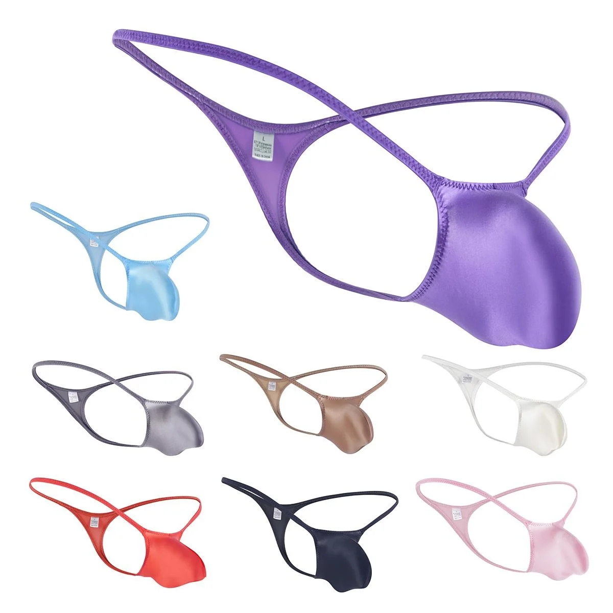 String Underwear Bodybuilding Tangas  sissy panties  jockstrap Men's shiny oil G-String Comfy Sexy Men Swimming Thongs Pouch