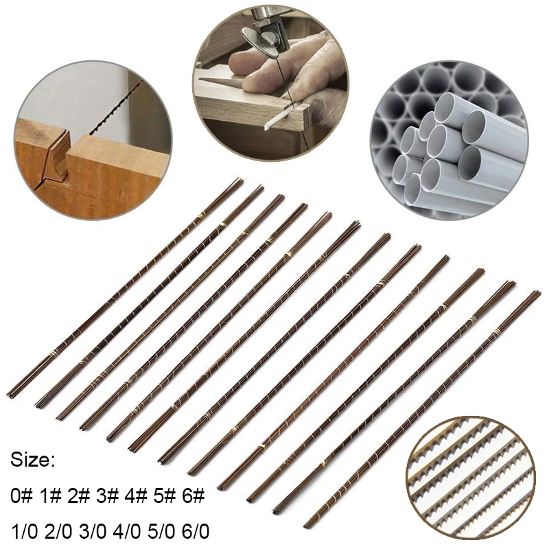 12-144Pcs/Lot Jewelry Saw Blades for Metal/Wood Cutting - Precision Hand Tools for Crafting, Woodworking&Jewelry Making