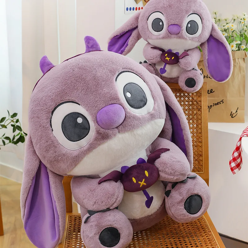 

Kawaii Stitch Plush Toy Stuffed Doll Cute Devil Stitch Angel Doll Large Hugging Leg Pillow Kids Birthday Xmas Gift Wholesale