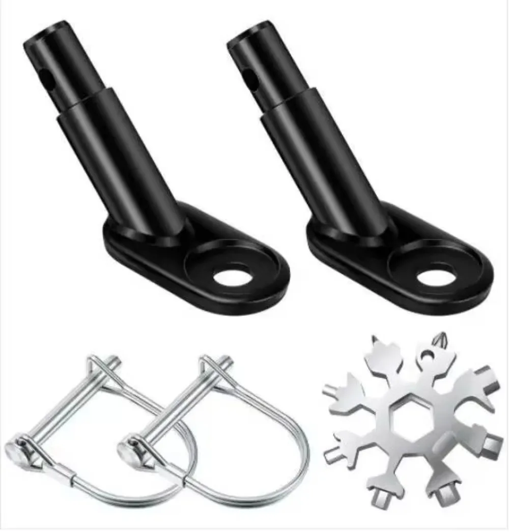 Bike Rear Racks Steel Trailer Hitch Universal Baby/Pet car Hitch Linker Connector Bicycle Rear Rack Cycling Adapter Akcesoria