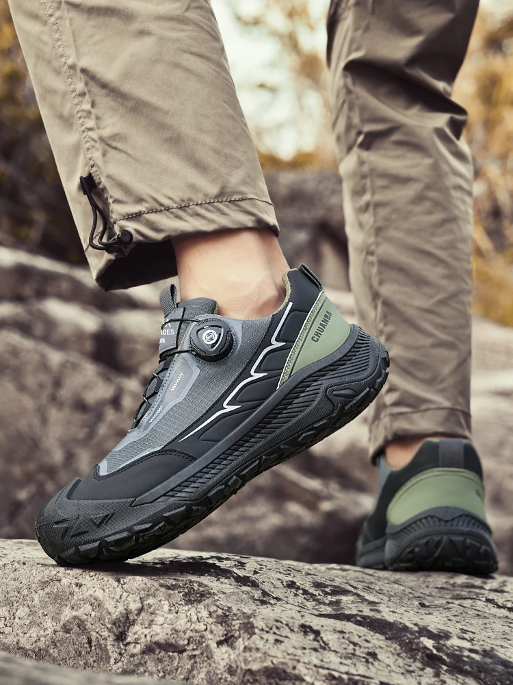 Herren-Freizeitschuhe, modische Sportschuhe, klassische und stilvolle Sneaker mit Schnürung, leicht, bequem und atmungsaktiv. – Detail 7