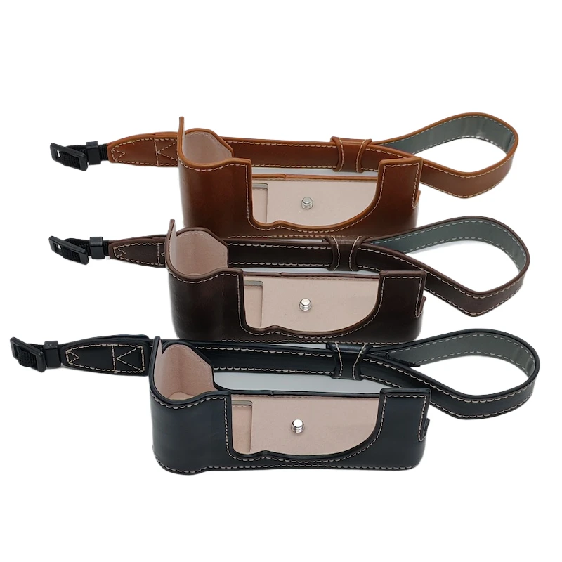 PU Leather Half Cover Body Case for FUJI X-E5 Camera Cases For Fujifilm XE5 Camera Protector