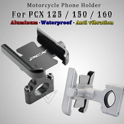 Motorcycle Phone Stand Aluminum Alloy for Honda PCX 125 Phone Holder PCX125 PCX150 PCX160 150 160 Accessories 2019 2023 2024
