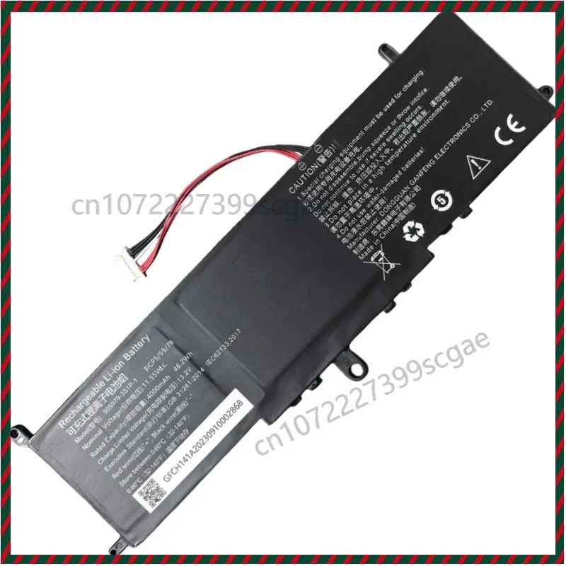 New 505979-3S1P-1 3ICP5/59/79 11.55V 46.2Wh 4000mAh Laptop Battery 10-pin 7-wire For Chuwi CoreBook X CWI575 14-inch Notebook