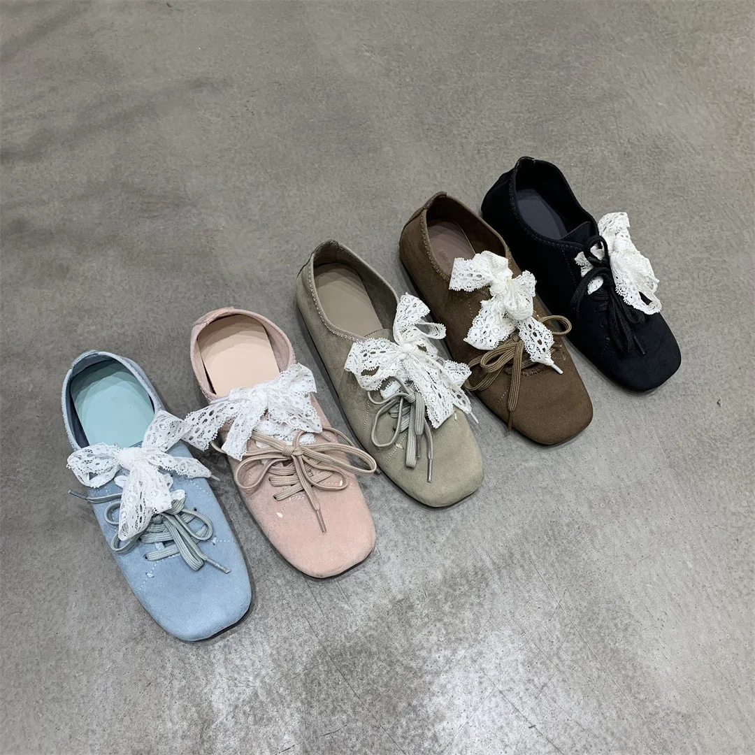 Retro Woman Shoes Increas Height Casual Female Sneakers Loafers With Fur Flats Clogs Platform Square Toe Autumn Summer Slip-on D