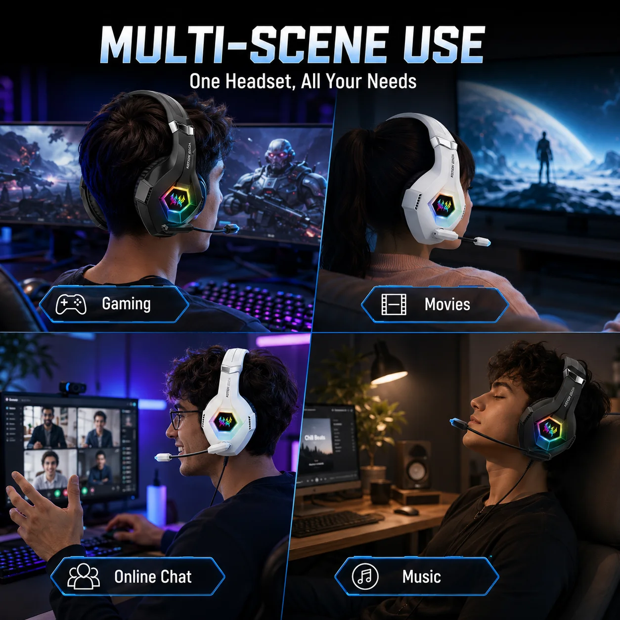 GS450 Wired Gaming Headset RGB - огляд і ціна Gaming Headset Rgb