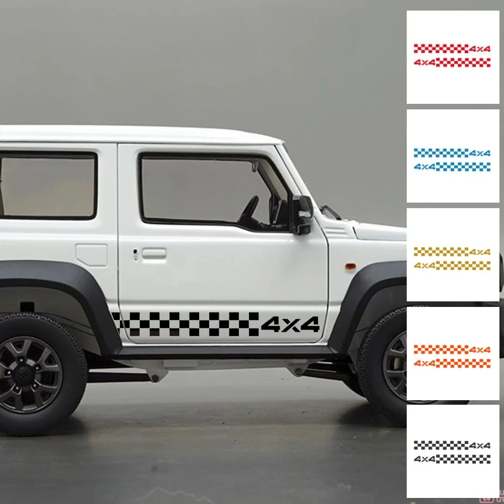 

Car Door Side Vinyl Stickers for Suzuki Jimny 4x4 JB Auto Wide Survive Concept Racing Sport Style DecorDecal Tuning Accessories
