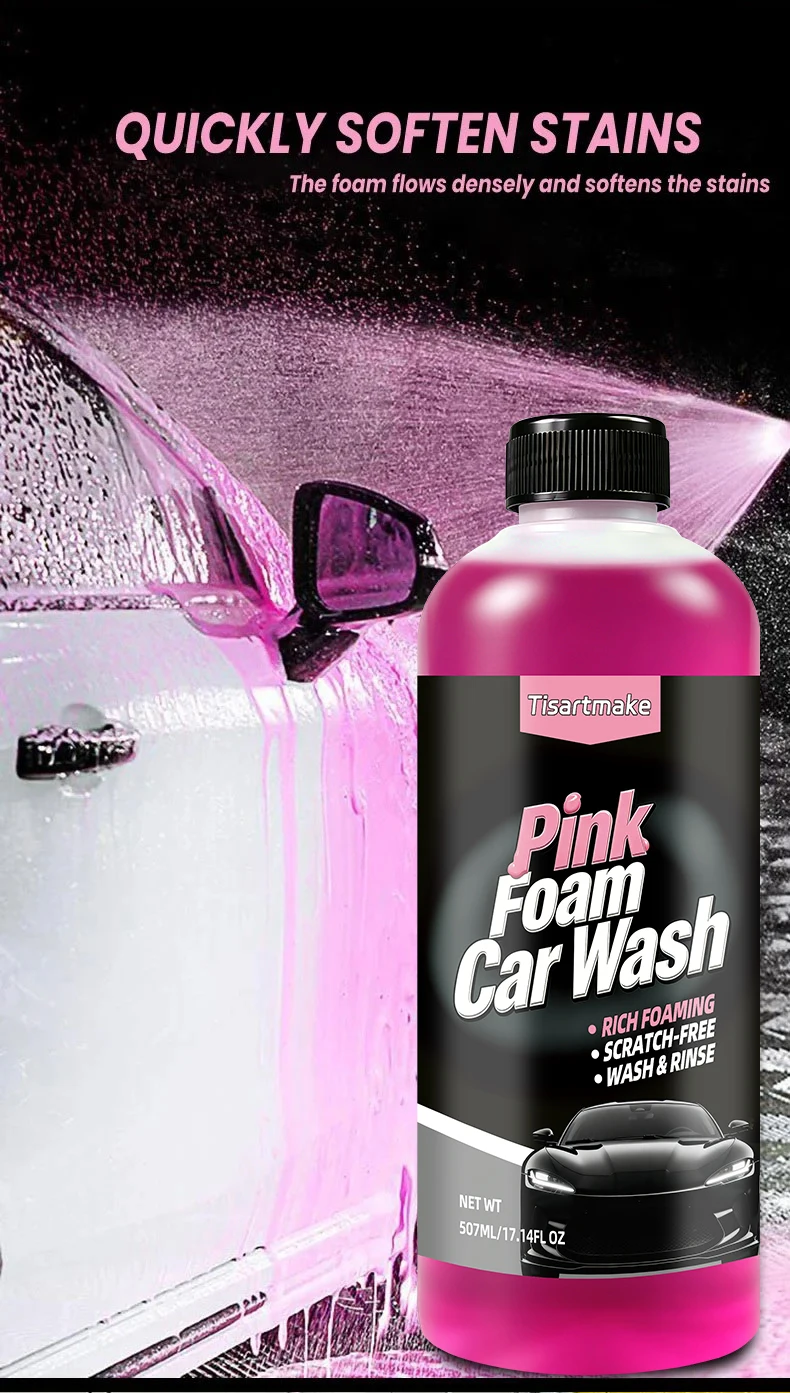 Pink Foaming Extreme Bodywash & Wax Schaumseife für die Autowäsche, (Kann mit Schaumkanonen/-pistolen oder Eimerwäschen verwendet werden) Für Autos, LKWs. – Detail 1