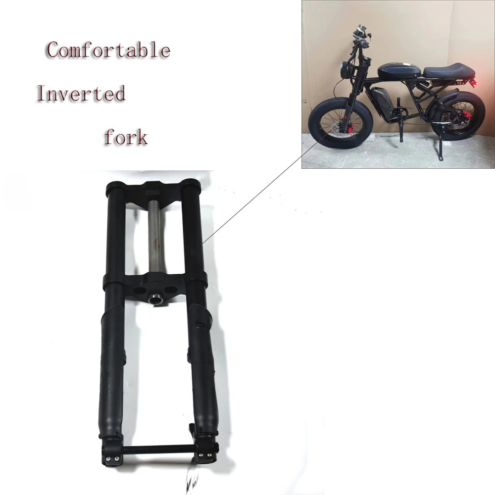 Super Comfortable E-bike for 73 S2 RX Inverted Suspension Fork Mountain Bike Damping Adjustment  Front Shock Absorber for Ebike