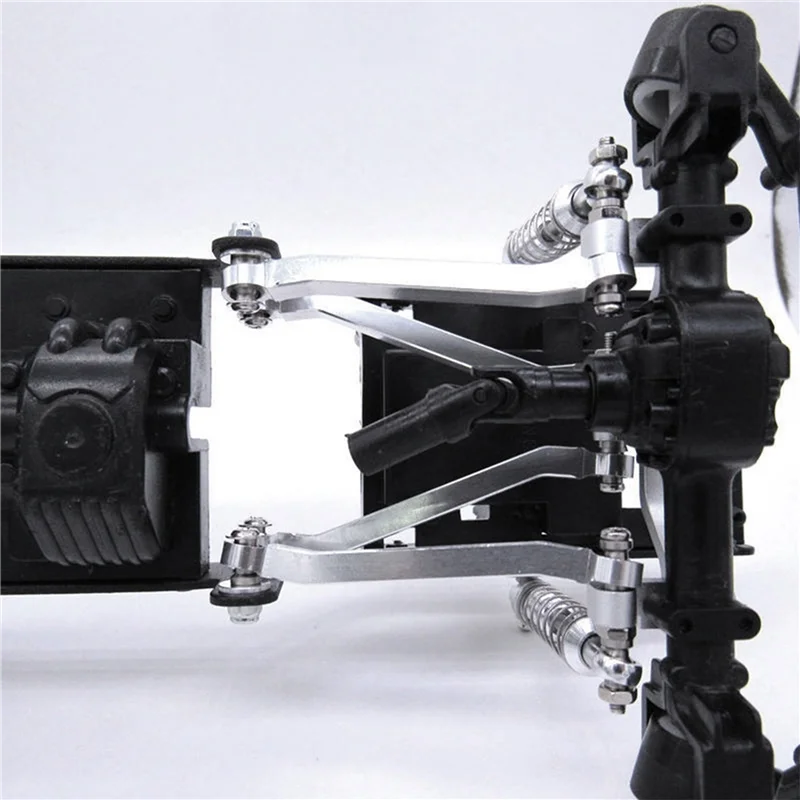 B05C-2 Set Metall Lenkung Link Stange Zugstange Montieren Stoßdämpfer Set Für MN D90 MN-90 MN99S 1/12 RC Auto Upgrade Teile,3