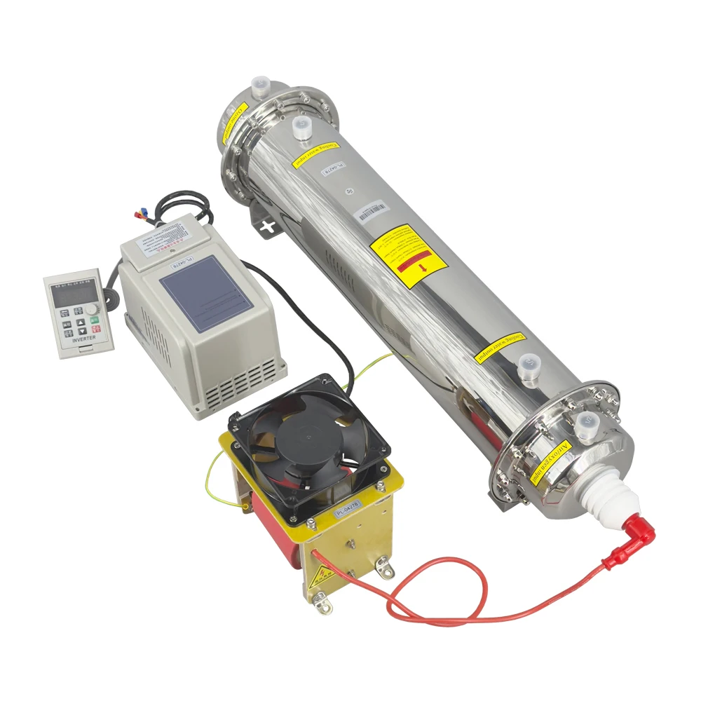 100 g h Water Cooled Adjus Industrial Ozone Generator CE FCC Ro HS Certified for Air Water Treatment